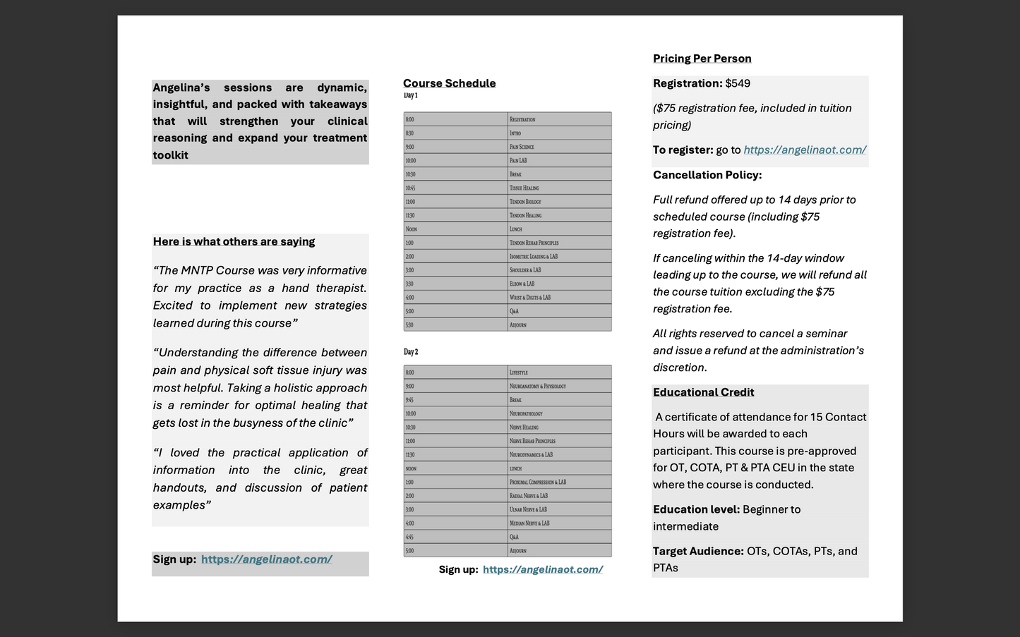 Managing Nerve & Tendon Pain in the Upper Extremity (MNTP)